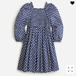 Crewcuts Jcrew Girls’ Smocked Puff Sleeve Dress in Voile